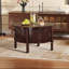 Table basse ronde avec rangement et porte coulissante-448605090-448605091