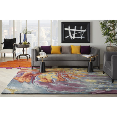Chamarra Abstract Wool Hand Woven Area Rug