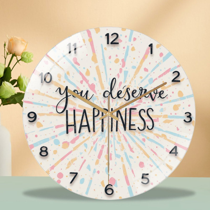 Horloge murale pastel 12 po