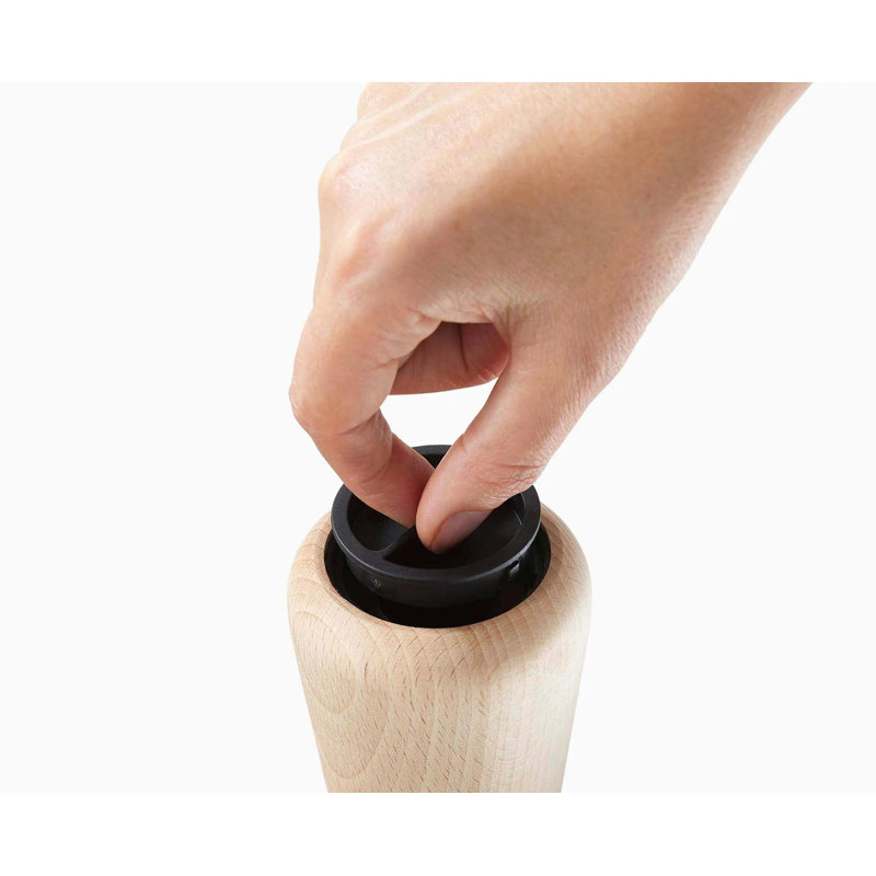 Joseph Joseph Milltop No-spill Beechwood, Pepper Mill