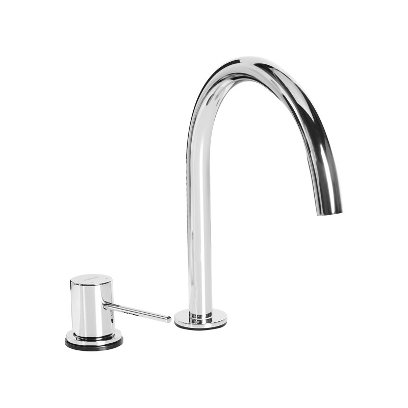 Basin Mixer Tap Magoon Brass Silver, Matte Black