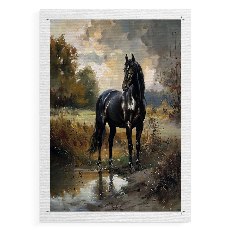ANIMAUX Series CECXVII - Impression sur toile seulement - NON CADRE, H 48 po x l 32 po