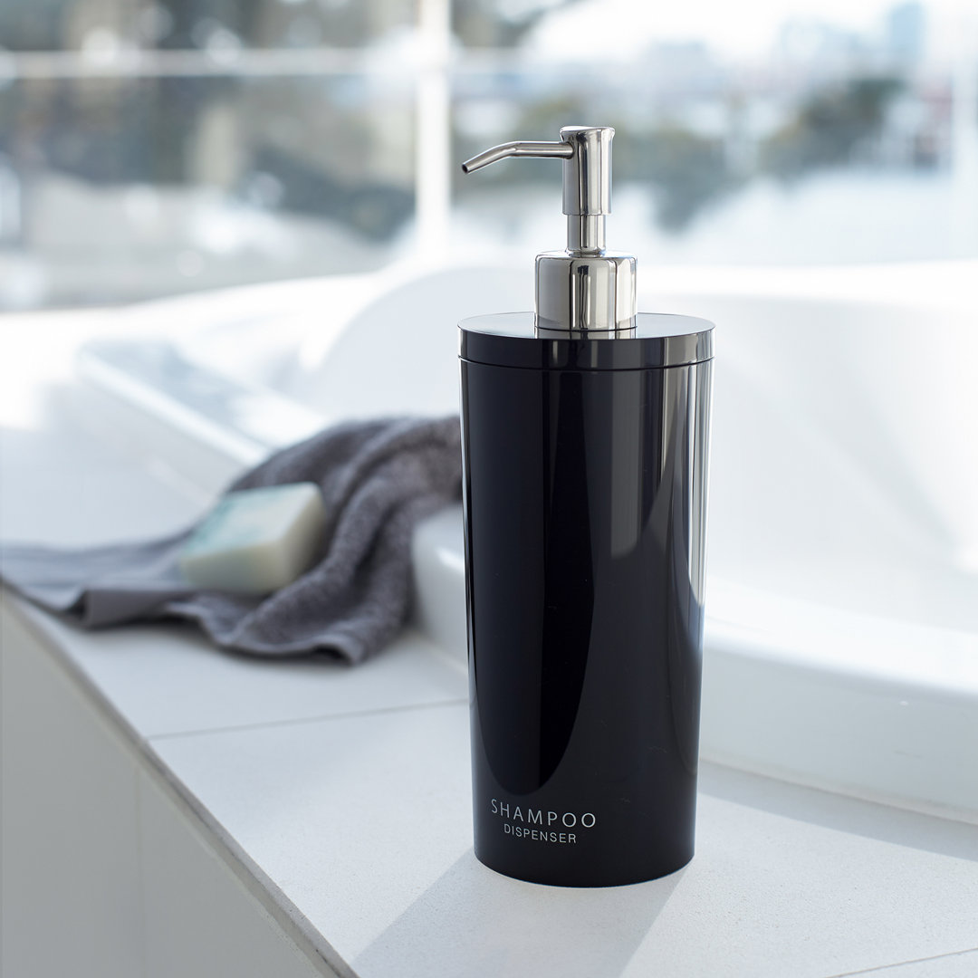 Tower Yamazaki Home Shampoo Dispenser, Contemporary Bottle Pump For Shower, Shampoo, 16.9 fluid oz. Yamazaki Home 