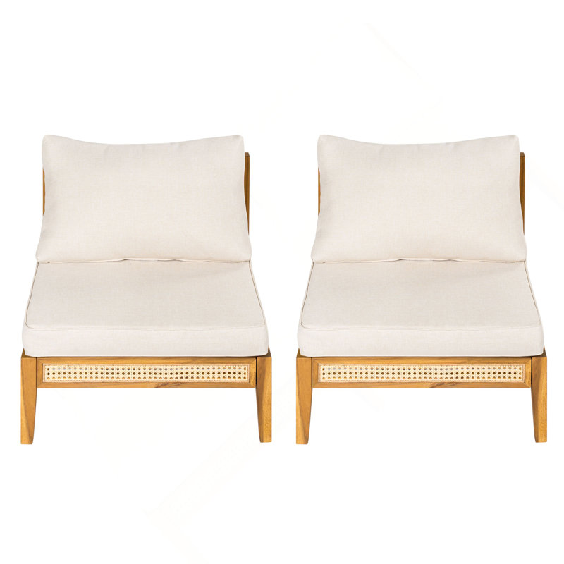 Chaise sans accoudoirs Kirkby, ensemble de 2
