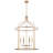 6-lamp gold adjustable iron pendant large light