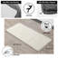 Tapis de salle de bain Tapis de couloir en polyester double lavabo en polyester L 48 po x l 20 po-63638948