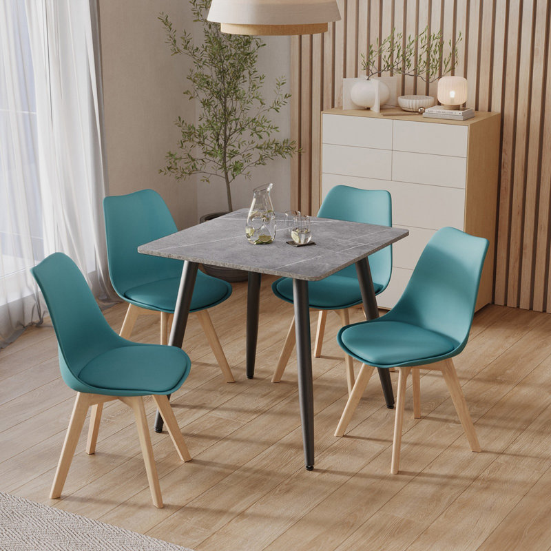 4 - Person Dining Set, Ocean, Grey