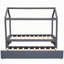 Lit plateforme simple avec lit gigogne Terone de Gracie Oaks
