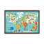 Children's World Map by Martina Hogan - Print on Canvas-172324274-172324281