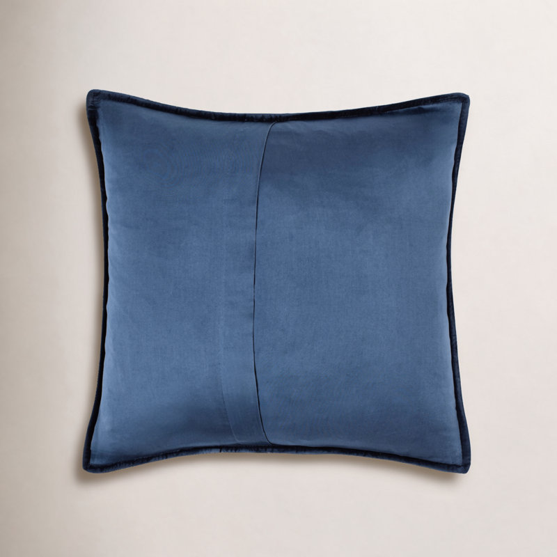 Lucio Polyester Sham, Euro, Ocean Blue
