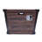 Outdoor Patio 24'' H x 32'' W Square Gas Burning Concrete Fire Pit Wood Pattern - Brown - 40,000 BTU (Tank Inside)
