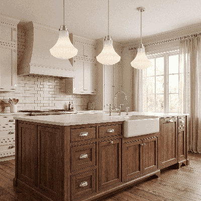 Bartlet 1-Light Pendant in Warm Brass