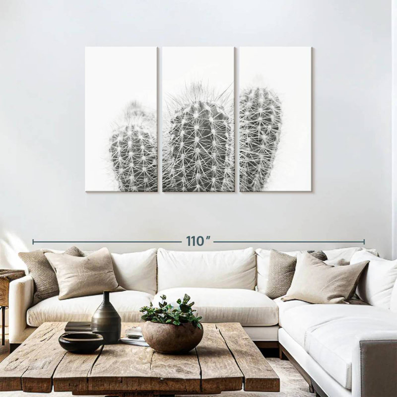 Harnek Prickly, 48" H x 74" W