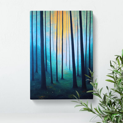 Gleaming Forest - Wrapped Canvas