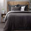 Taie d'oreiller Tahlia, couleur anthracite, format king-133321368