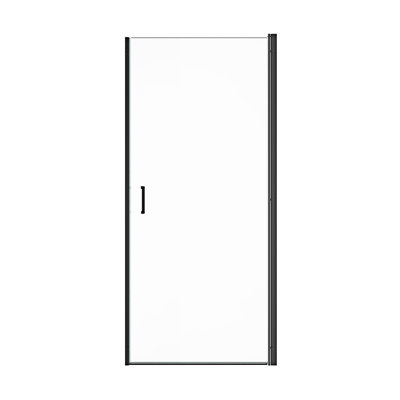 Porte de douche pivotante semi-sans cadre