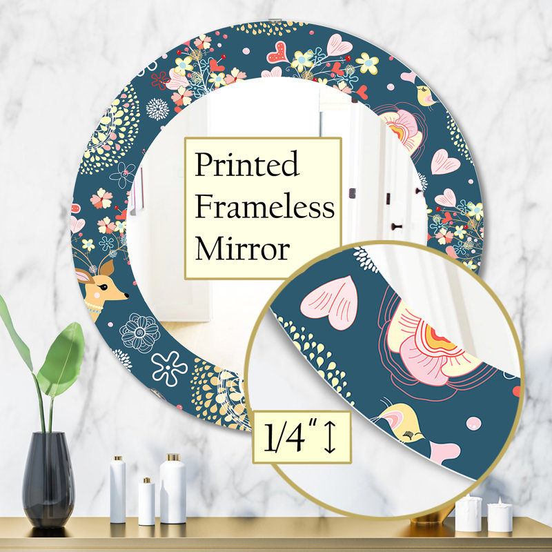 Mirror, 31.5" H x 31.5" W