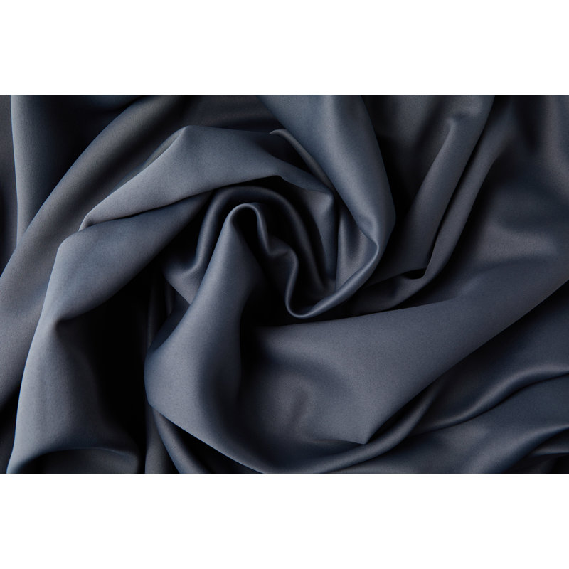 Lloyd Harbor Blackout Curtain Pair, 168 W x 183 D cm, Charcoal