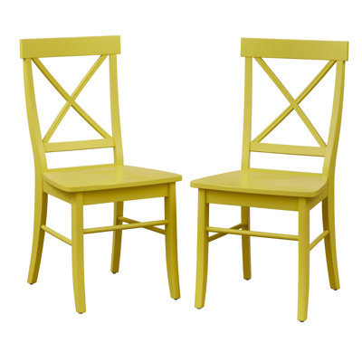 Bellmead Solid Wood Cross Back Side Chair