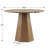 Dining Set Mid-Century Modern Wooden Table & Upholstered Chair Set For Home, Kitchen, Dining Room-1109077635-1109171714