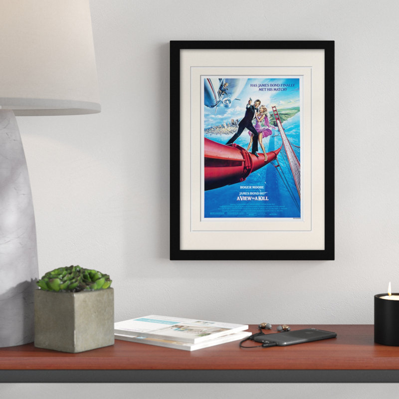 A View To A Kill One Sheet by James Bond - Single Picture Frame Print