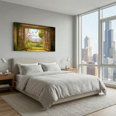 «Spring Garden», reproduction d'art sur toile, ensemble de 1