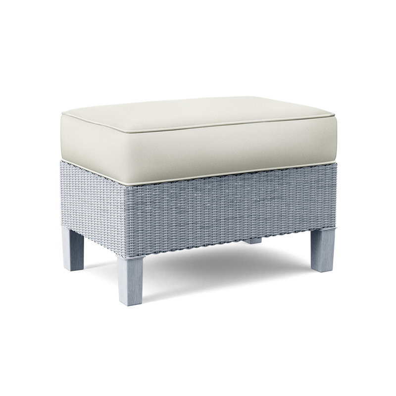 Repose-pieds standard 25 po Gibraltar, Rayures vert et bleu; 0252-54, Verre d'eau