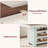 Counter Height Dining Table for 4-6, Wood Bar Height Tall Kitchen Table with Deepened Wine Rack & 2 Drawer & Shelves, Thick Large Table Top for Kitchen, Bar, Heavy Duty-126115764