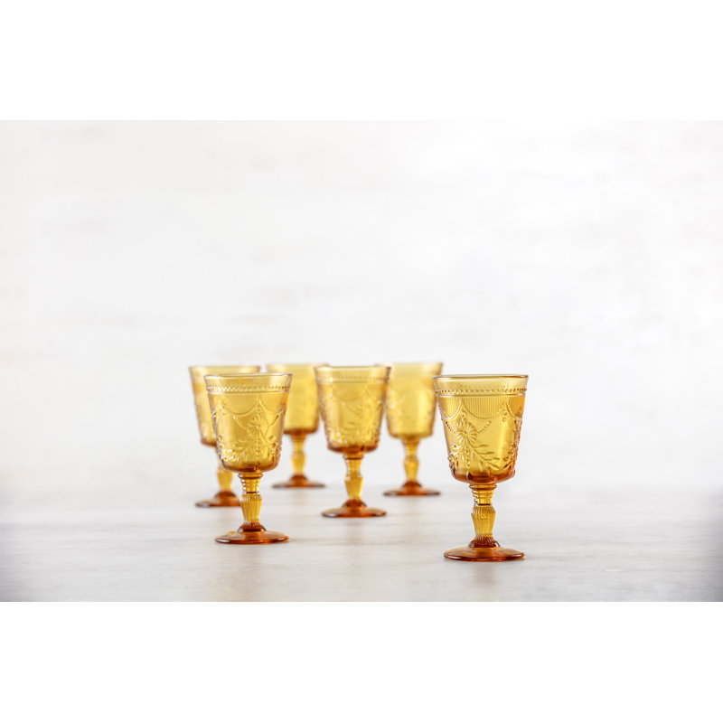 Debutante Fortessa Glass Goblet, 10 oz., Amber