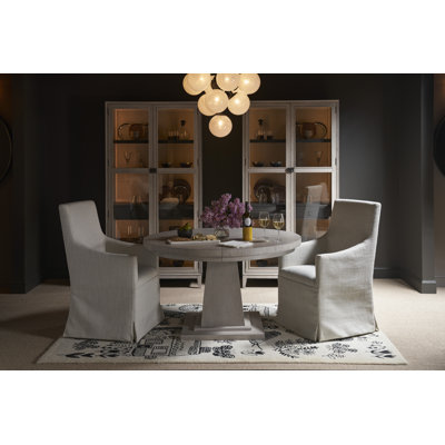 Manning 19'' H Upholstered Oak Parsons Chair