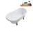 57.5'' x 29.5'' Soaking Acrylic Bathtub-83636124-83636123