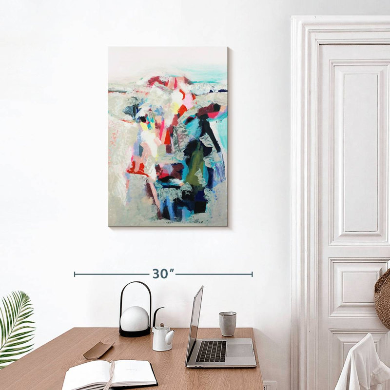 Peinture de vache Brampt II, H 30 po x l 20 po