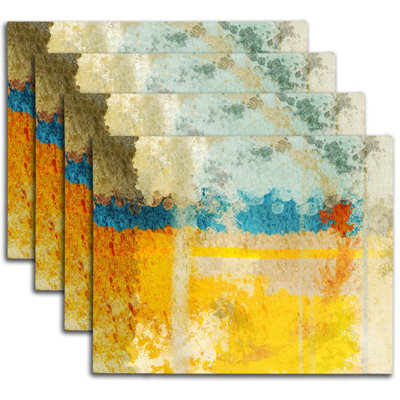 Napperon abstrait en polyester