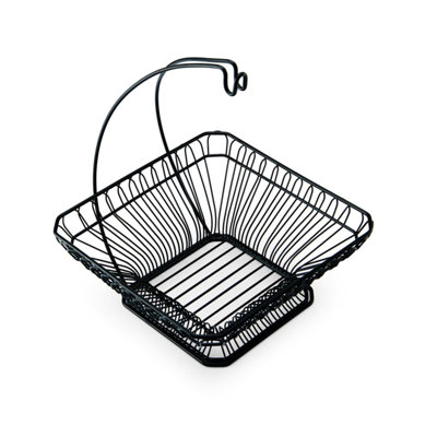 Gourmet Basics by Mikasa French Countryside Metal Fruit Basket with Banana Hook