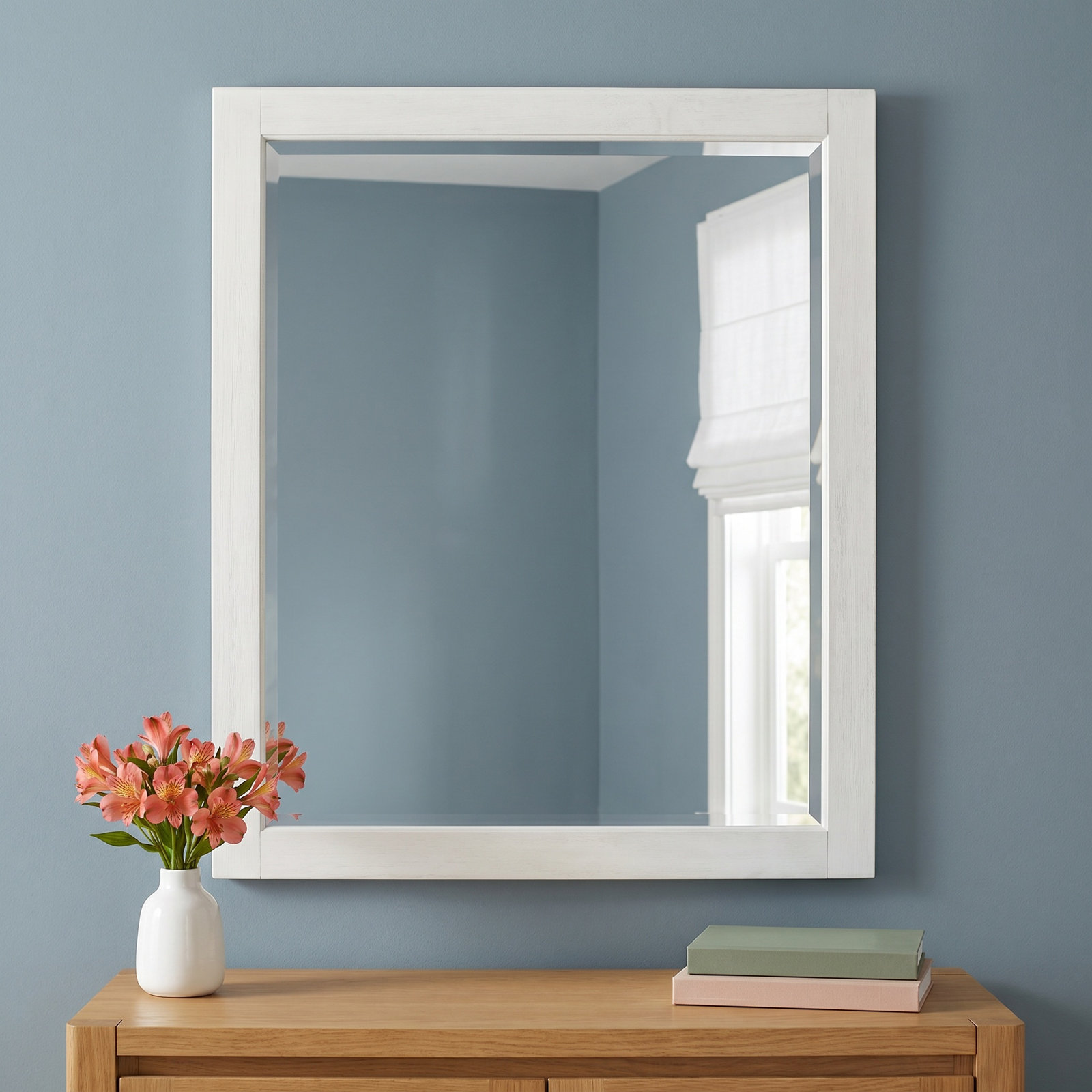 August 34" Oak Accent Mirror