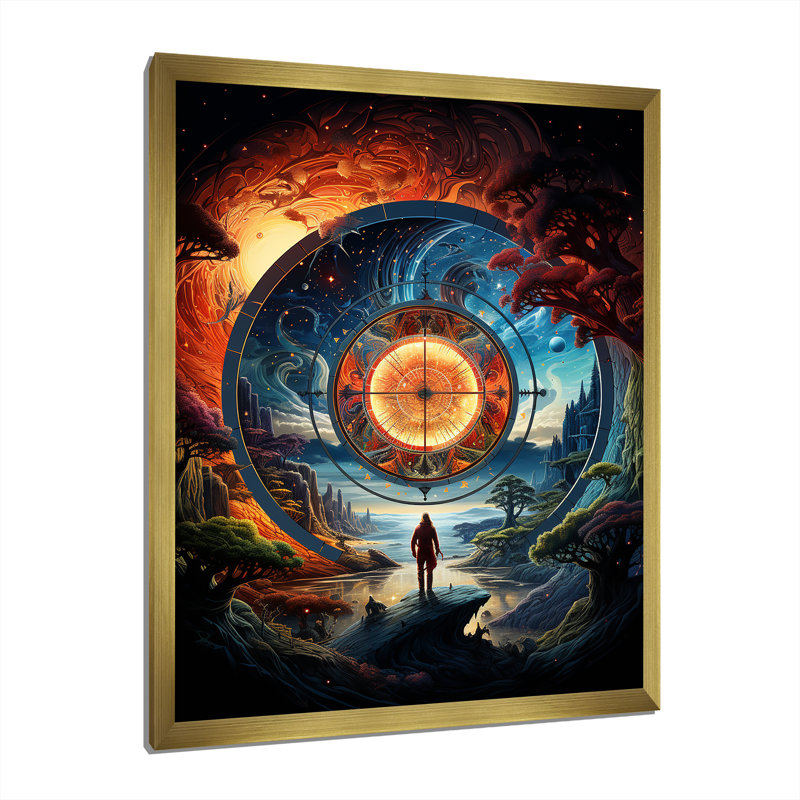 Reproduction sur toile de Lynnda, Encadrement doré, H 20 po x l 12 po x P 1 po