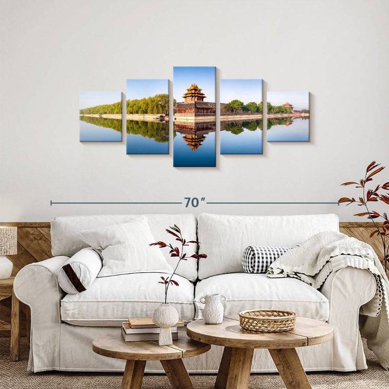 Beijing Watchtower, 24" H x 55" W