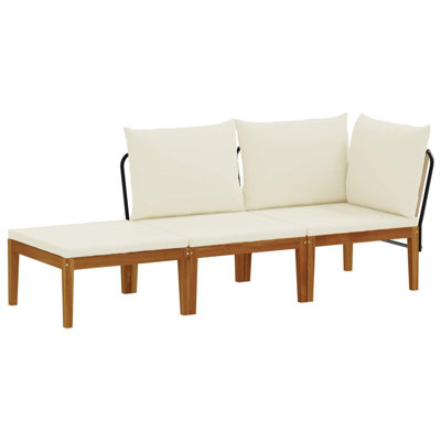190 cm W Patio Sofa with Cushions