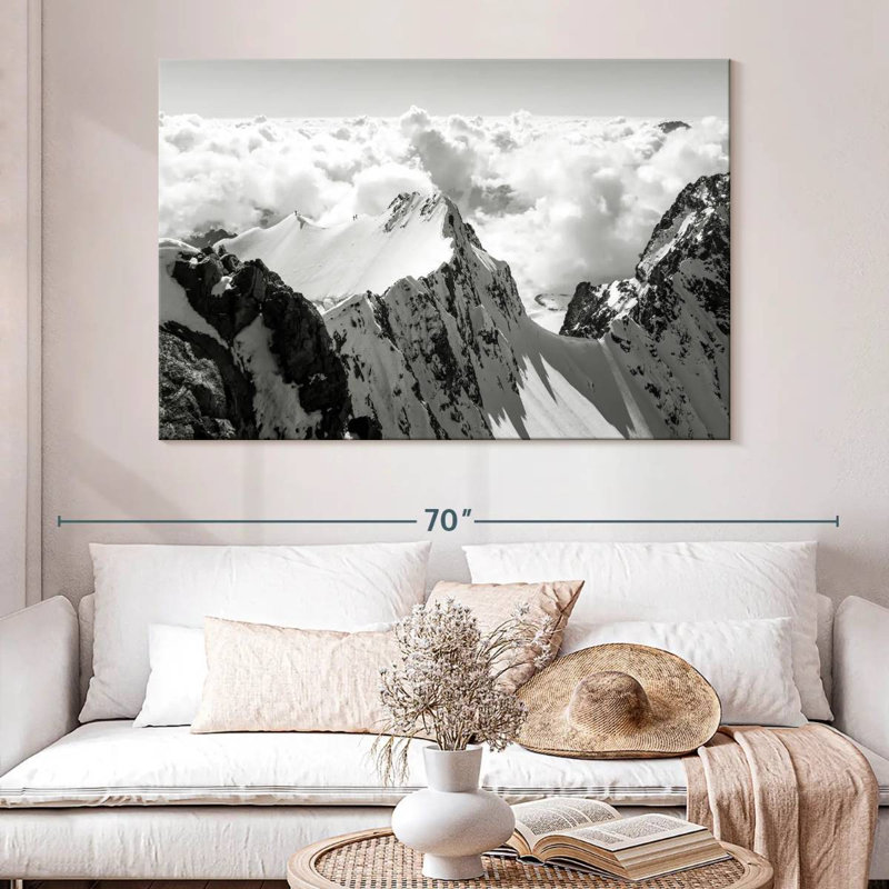 Alvord Snowy Mountain Peak, H 34 po x l 51 po