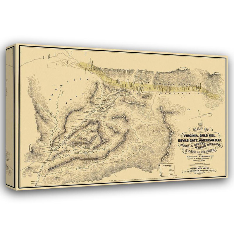 Art sur toile tendue avec Alcott Hill® Higginson, H 28 po x l 38 po