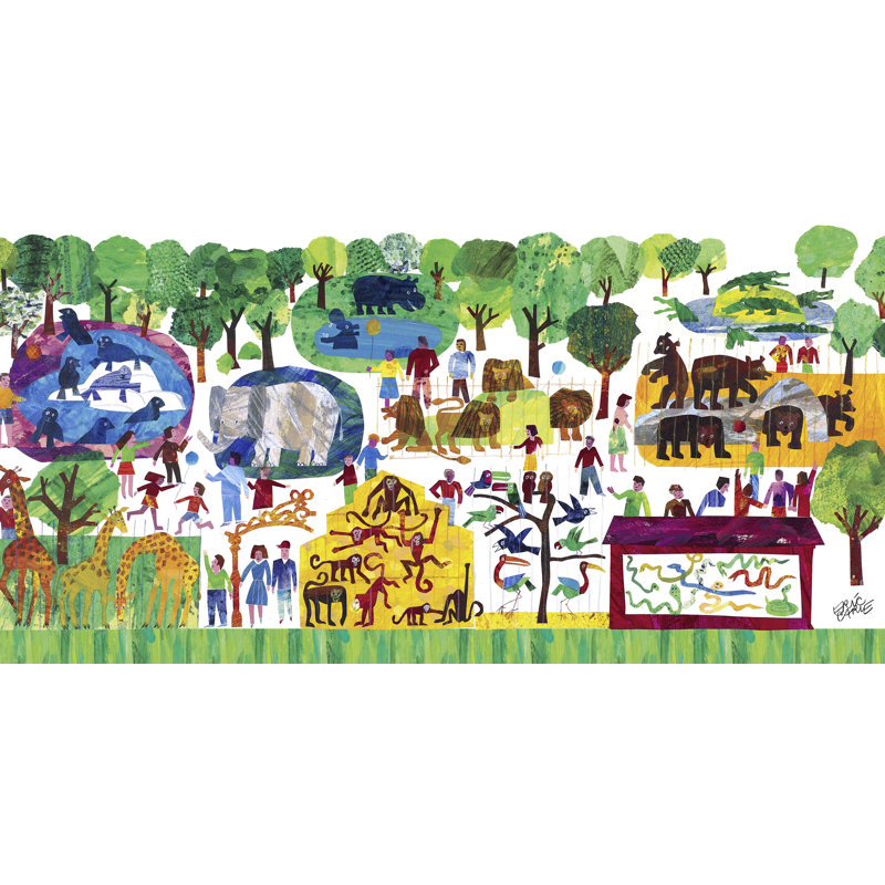 Art sur toile Mcintosh 123 Zoo, H 24 po x L 48 po x l 1,25 po