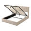 Lit plateforme tapissier avec système de rangement hydraulique-534071356-534071358