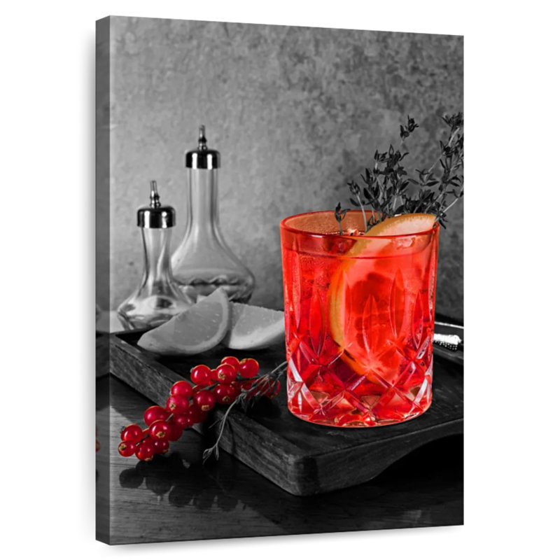 Yarlin Cranberry Lemon Drink, 30" H x 20" W