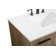 Baldwin 36'' Single Bathroom Vanity with Engineered Marble Top