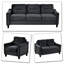 3 - Piece Velvet Living Room Set-984794269-983876982
