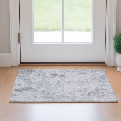 Premium Machine Washable Prisco Grey Rug