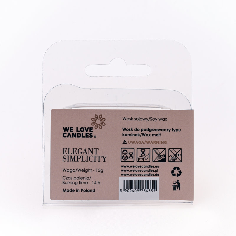 Scented Unscented Flameless Wax Melt Candle
