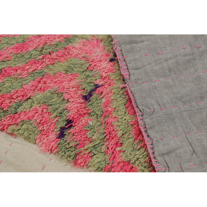 One-of-a-Kind 5'x5'4” Hand Knotted Area Rug