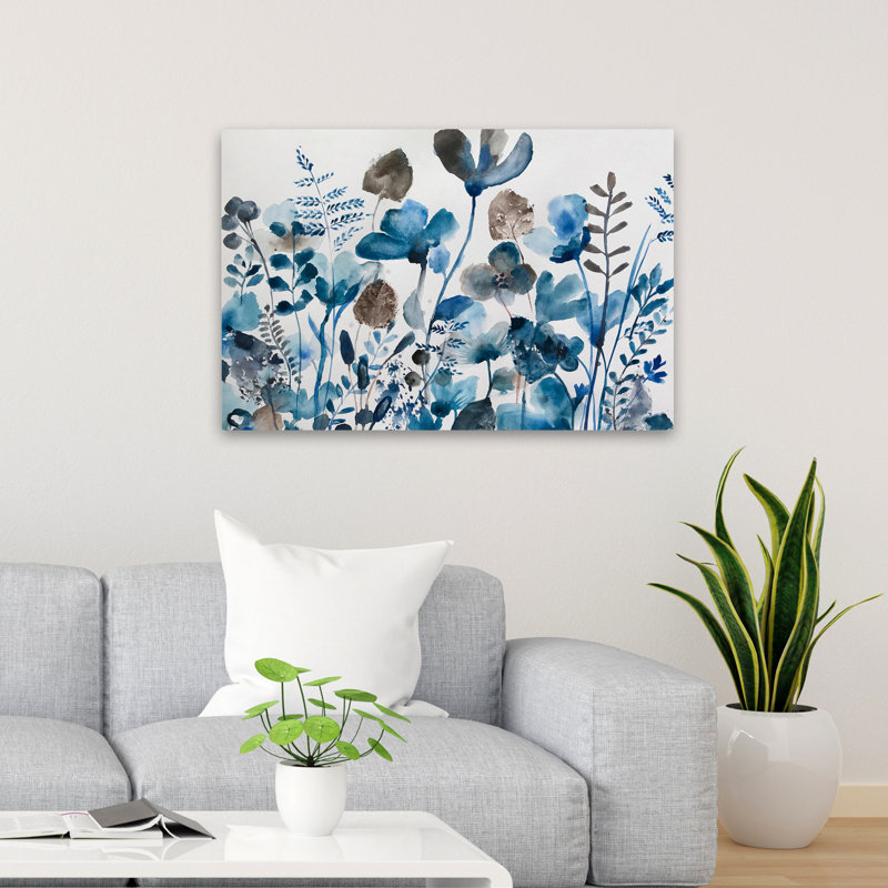 Paysage, nature, plantes, fleurs, abstrait, fleurs parfumées, art mural, H 24 po x l 36 po