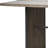 84" Brown Solid Wood Sled Base Dining Table